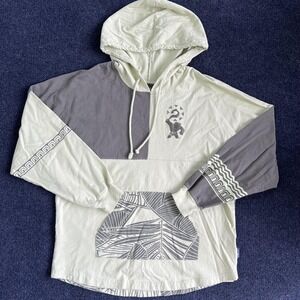 Disney Spirit Jersey Hoodie Womens Large White Wayfinder Tropical Sweatshirt